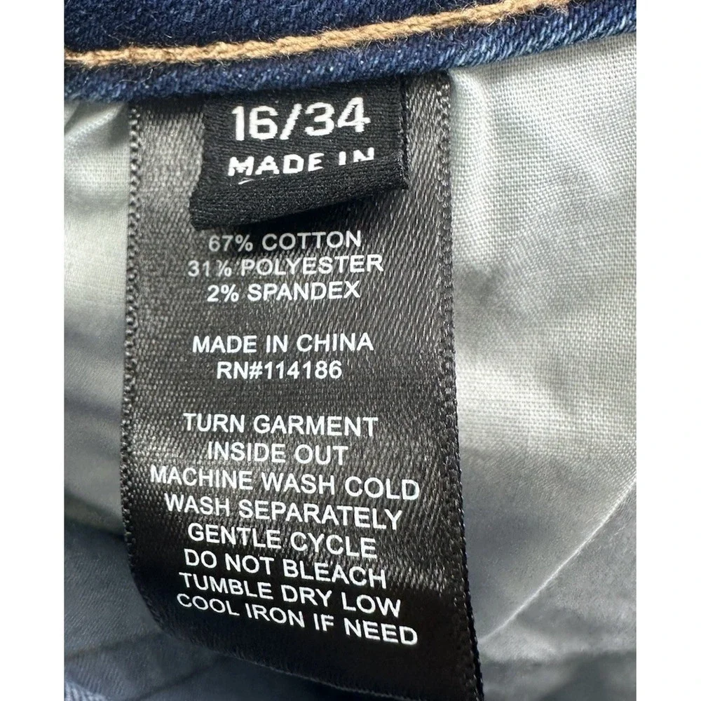 Frye Women's High-Rise Amari Jeans Blue Denim Women's Size 16/34 Comfort Stretch
